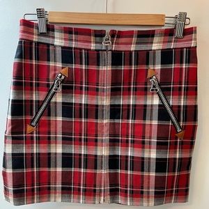 Rag & Bone plaid mini skirt